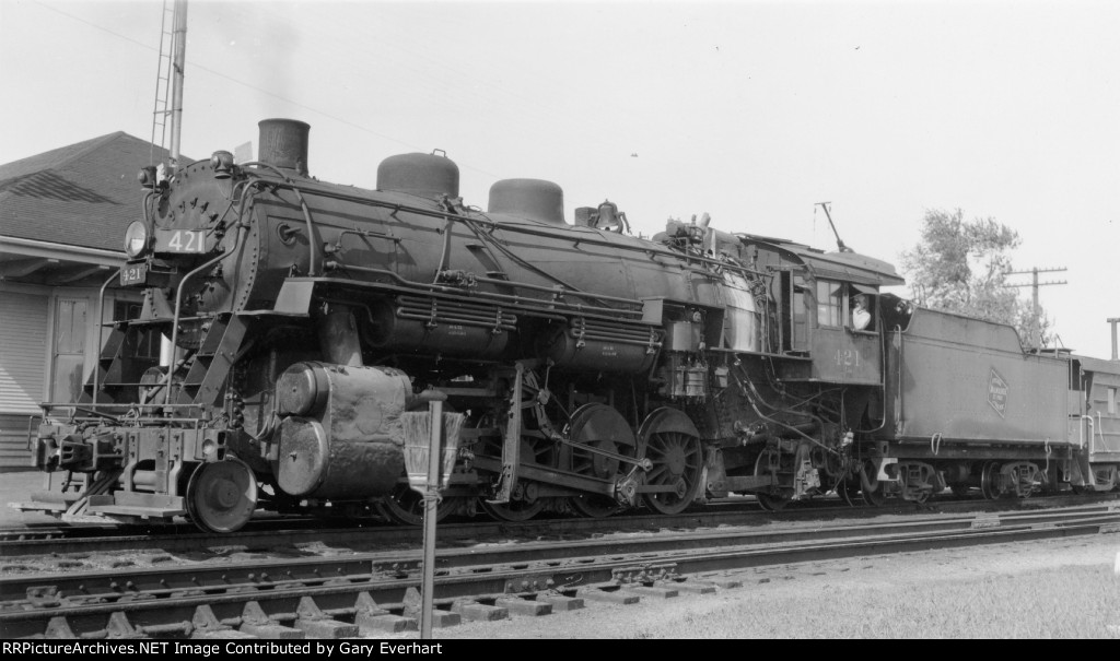 MILW 2-8-2 #421 - Milwaukee Road